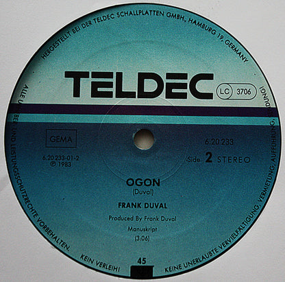 Frank Duval : Give Me Your Love / Ogon (12", Maxi)