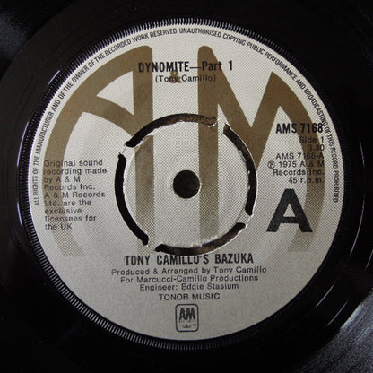 Tony Camillo's Bazuka : Dynomite (7", Single)