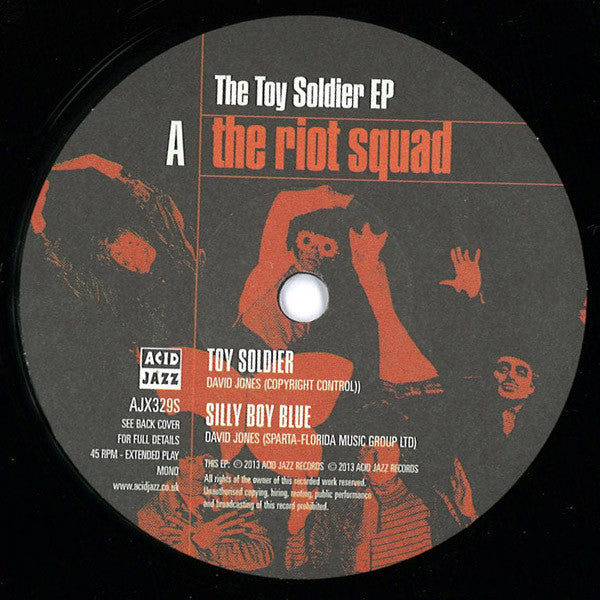 The Riot Squad : The Toy Soldier EP (7", EP, Mono)