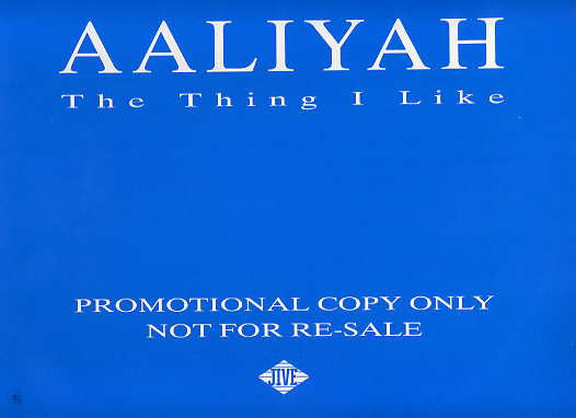 Aaliyah : The Thing I Like (12", Promo)
