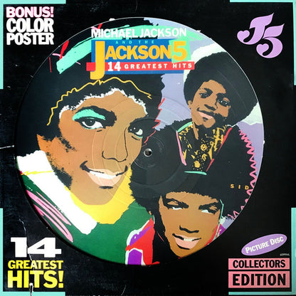 Michael Jackson And The Jackson 5 : 14 Greatest Hits (LP, Comp, Pic)