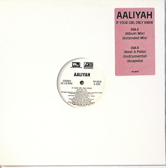 Aaliyah : If Your Girl Only Knew (12", Promo)