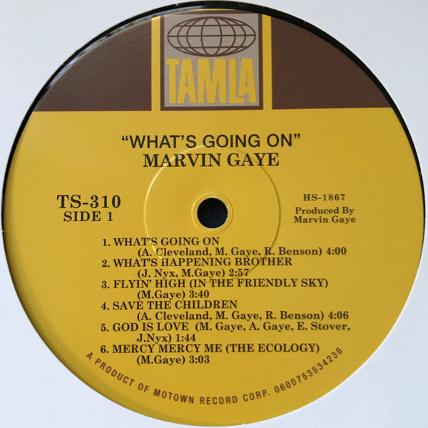 Marvin Gaye : What's Going On (LP, Album, RE, 180)