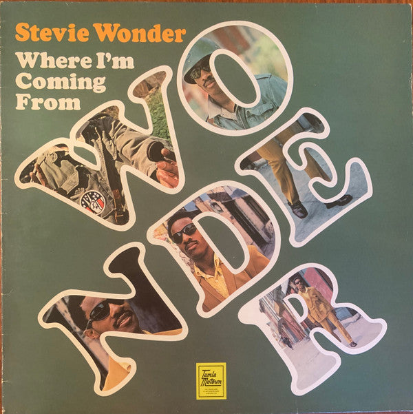 Stevie Wonder : Where I'm Coming From (LP, Album, RE)