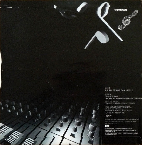 Kraftwerk : The Telephone Call (12", Single)