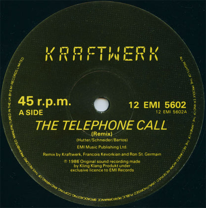 Kraftwerk : The Telephone Call (12", Single)