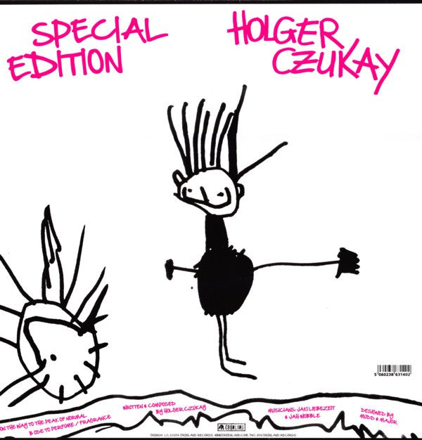 Holger Czukay : On The Way To The Peak Of Normal (LP, Album, RE, S/Edition, Whi)