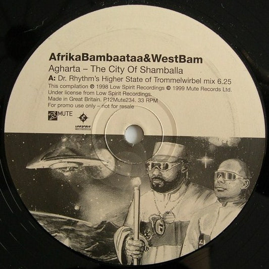 Afrika Bambaataa & WestBam Present I.F.O. : Agharta - The City Of Shamballa (12", Promo)