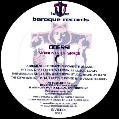 Odessi : Moments Of Space (12")