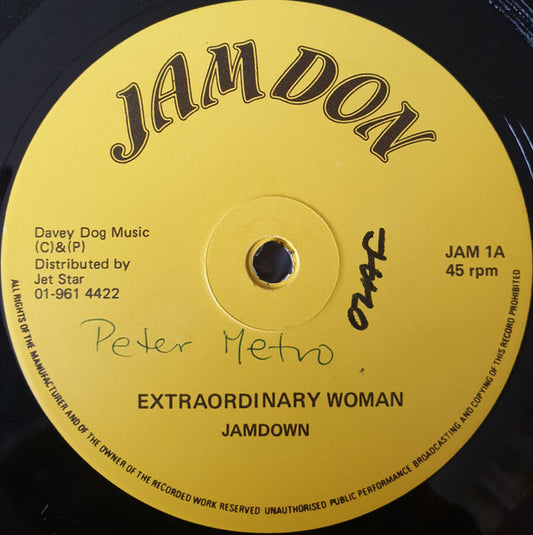 Jamdown : Extraordinary Woman (12", Single)