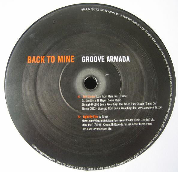 Groove Armada Back To Mine 3xLP Comp VG VG Dig Vinyl