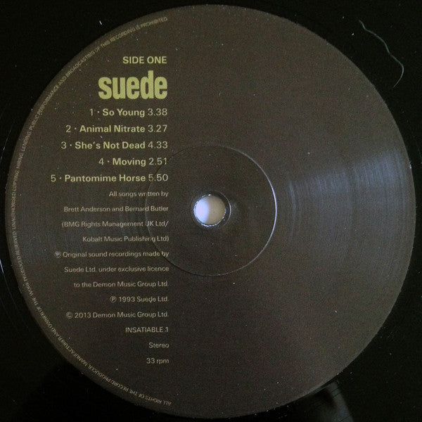 Suede : Suede (LP, Album, RE)