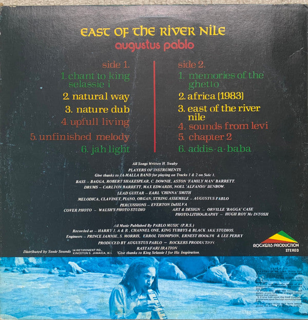 Augustus Pablo : East Of The River Nile (LP, Album)