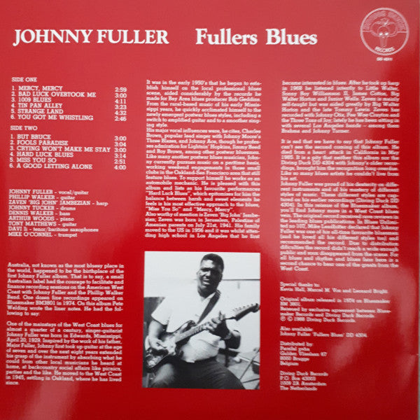 Johnny Fuller & Phillip Walker Band : Fullers Blues (LP, Album, RE)