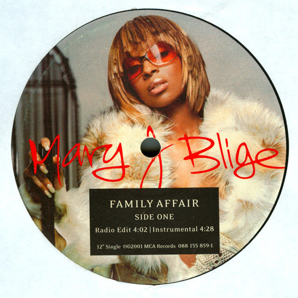 Mary J. Blige : Family Affair (12", Single)