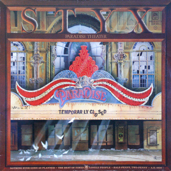 Styx : Paradise Theatre (LP, Album, Gat)