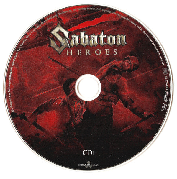 Sabaton : Heroes (CD, Album + CD + Ltd, Ear)