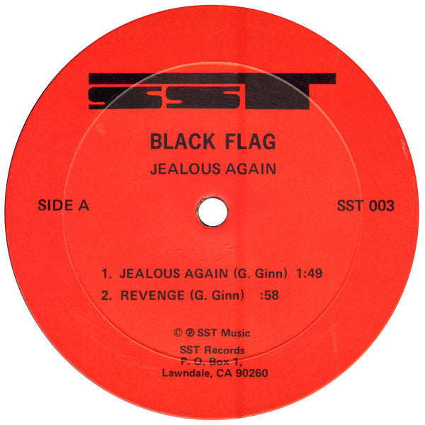 Black Flag : Jealous Again (12", EP)