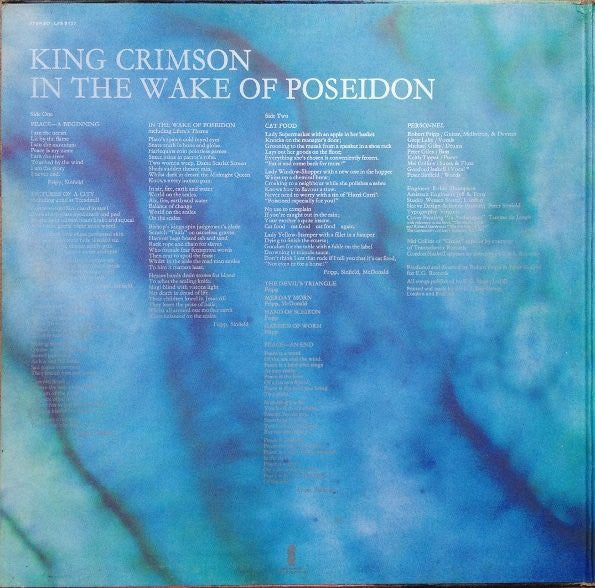 King Crimson : In The Wake Of Poseidon (LP, Album, Orl)