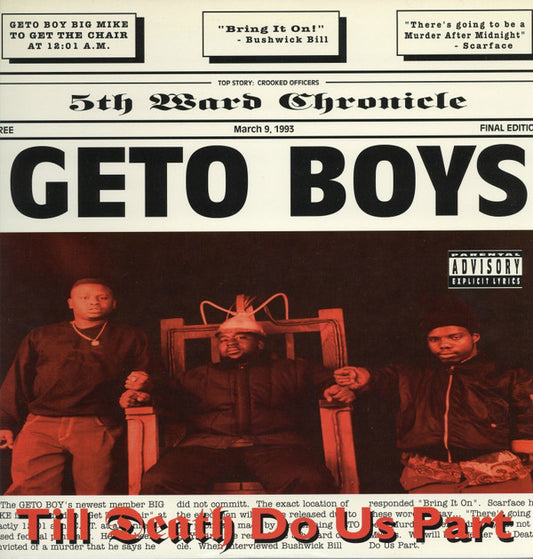 Geto Boys : Till Death Do Us Part (2xLP, Album)