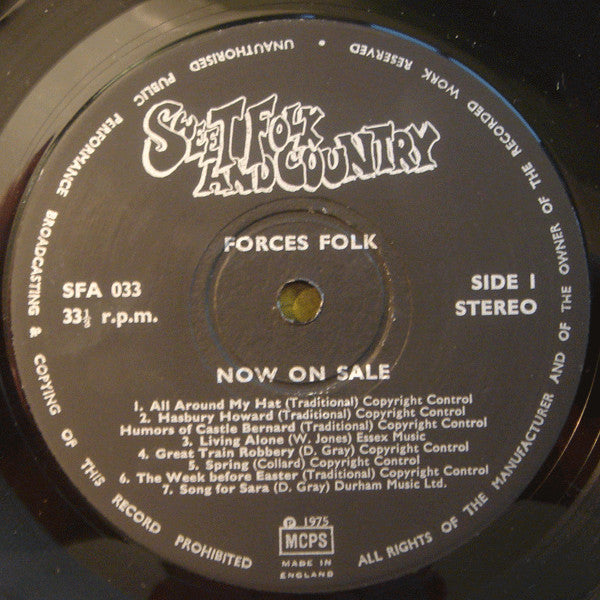 Forces Folk : Now On Sale (LP)