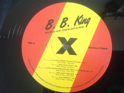 B.B. King : King Of The Blues (LP, Album, RE, 180)
