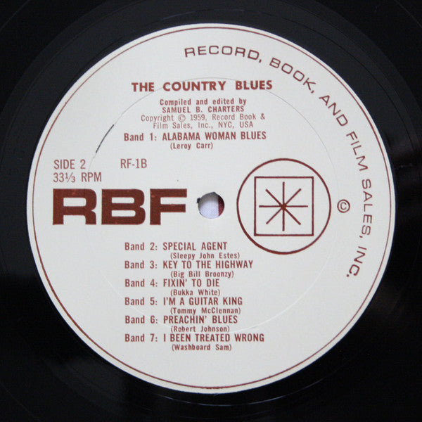 Various : The Country Blues  (LP, Comp, RE)