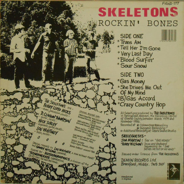 The Skeletons : Rockin' Bones (LP, Album)