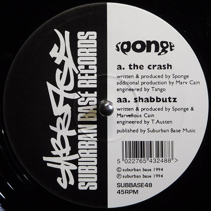 Sponge : The Crash / Shabbutz (12")