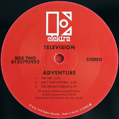 Television : Adventure (LP, Album, RE, RM)