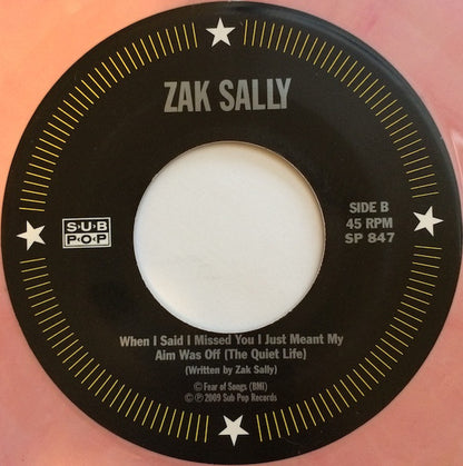 Zak Sally : Fear Of Song (7", Single, Ltd, Pin)