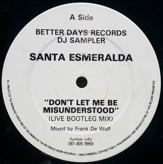 Santa Esmeralda / New Composers : DJ Sampler (12")