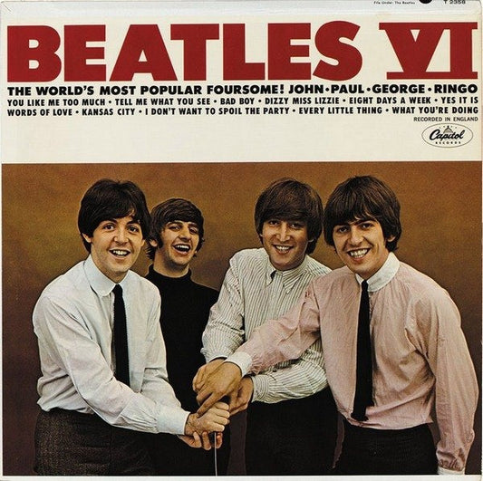 The Beatles : Beatles VI (LP, Album, Mono, Scr)