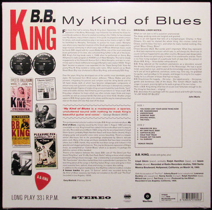 B.B. King : My Kind Of Blues (LP, Album, Ltd, RE, 180)
