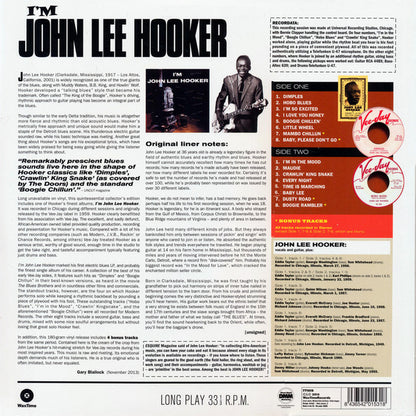 John Lee Hooker : I'm John Lee Hooker (LP, Album, RE, 180)