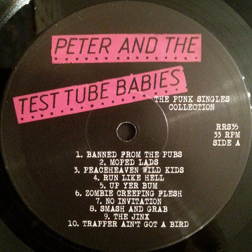 Peter And The Test Tube Babies : The Punk Singles Collection (LP, Comp, RE)