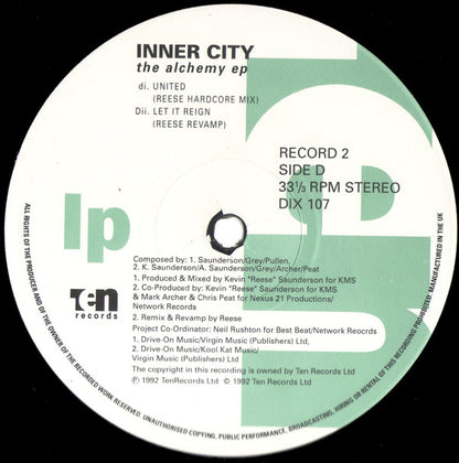 Inner City : Praise  (LP + 12", EP, Bon)