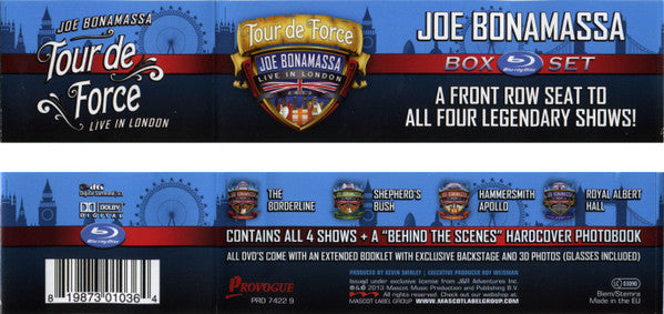 Joe Bonamassa : Tour De Force (Live In London) (Box, Ltd + Blu-ray, Multichannel + Blu-ray, Multic)