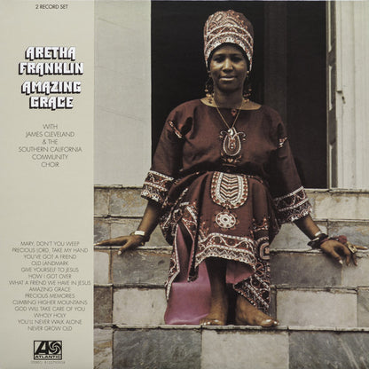 Aretha Franklin With James Cleveland* & The Southern California Community Choir : Amazing Grace (2xLP, Album, RE, 180)