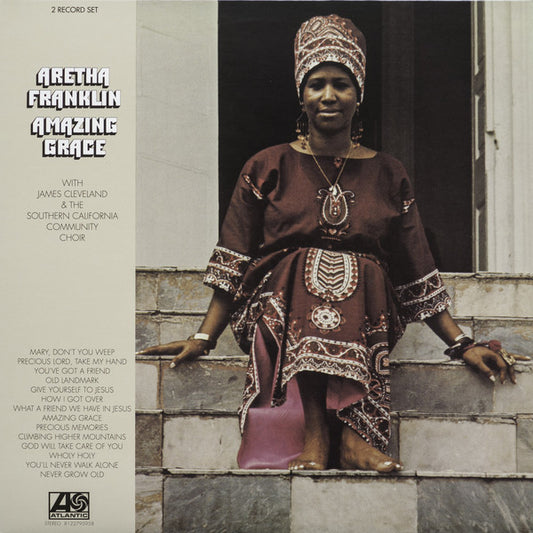 Aretha Franklin With James Cleveland* & The Southern California Community Choir : Amazing Grace (2xLP, Album, RE, 180)