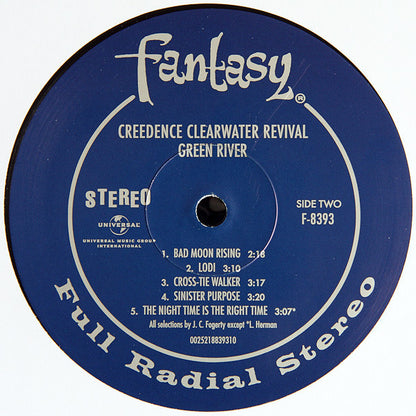 Creedence Clearwater Revival : Green River (LP, Album, RE, RM, 180)