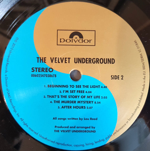 The Velvet Underground : The Velvet Underground (LP, Album, RE, 45t)