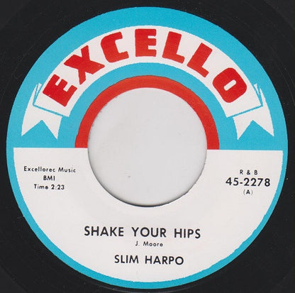 Slim Harpo : Shake Your Hips / Midnight Blues (7", RE)