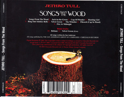 Jethro Tull : Songs From The Wood (CD, Album, RE, RM)