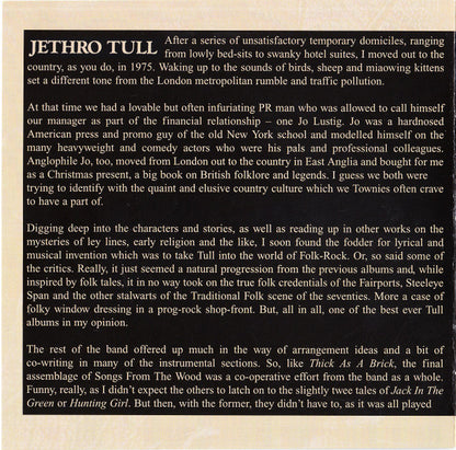 Jethro Tull : Songs From The Wood (CD, Album, RE, RM)