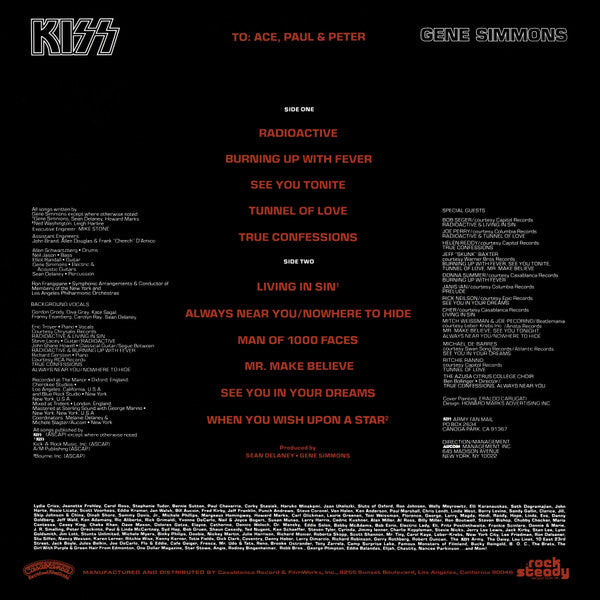 Kiss, Gene Simmons : Gene Simmons (LP, Album, Ter)