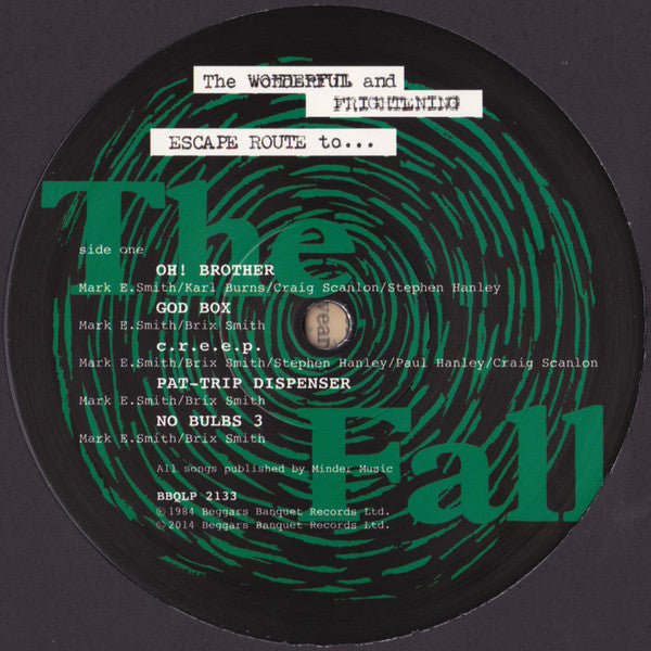 The Fall : The Wonderful And Frightening Escape Route To... (LP, Comp)