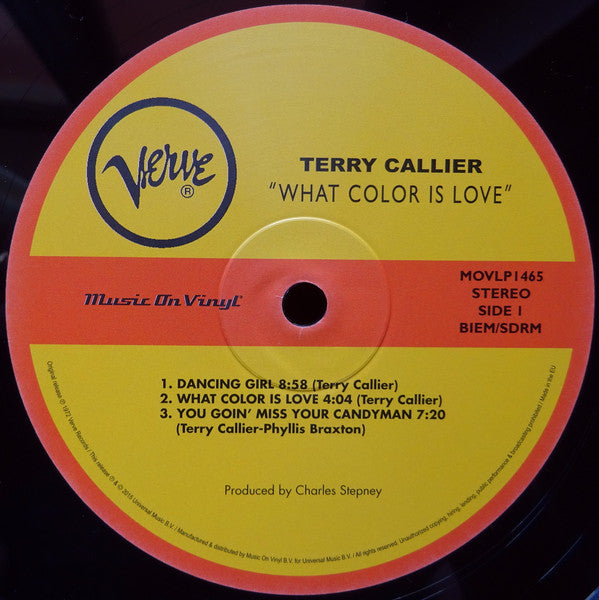 Terry Callier : What Color Is Love (LP, Album, RE, RM, 180)