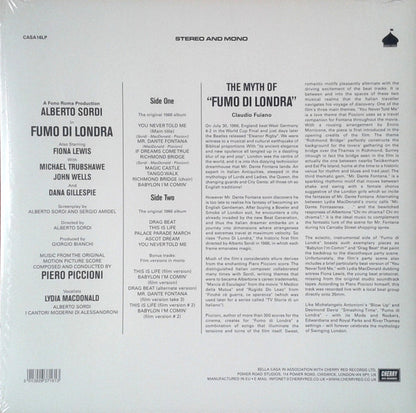 Piero Piccioni : Fumo Di Londra (LP, Album, RE)