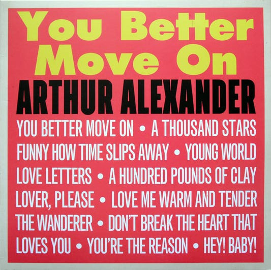Arthur Alexander : You Better Move On (LP, Album, RE)